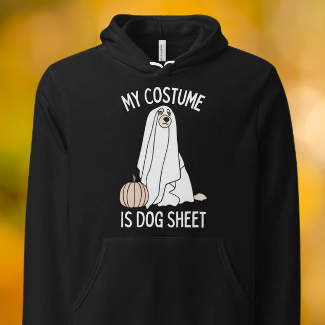 Dog Sheet Costume Unisex hoodie