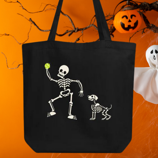 Skeleton Fetch Eco Tote Bag