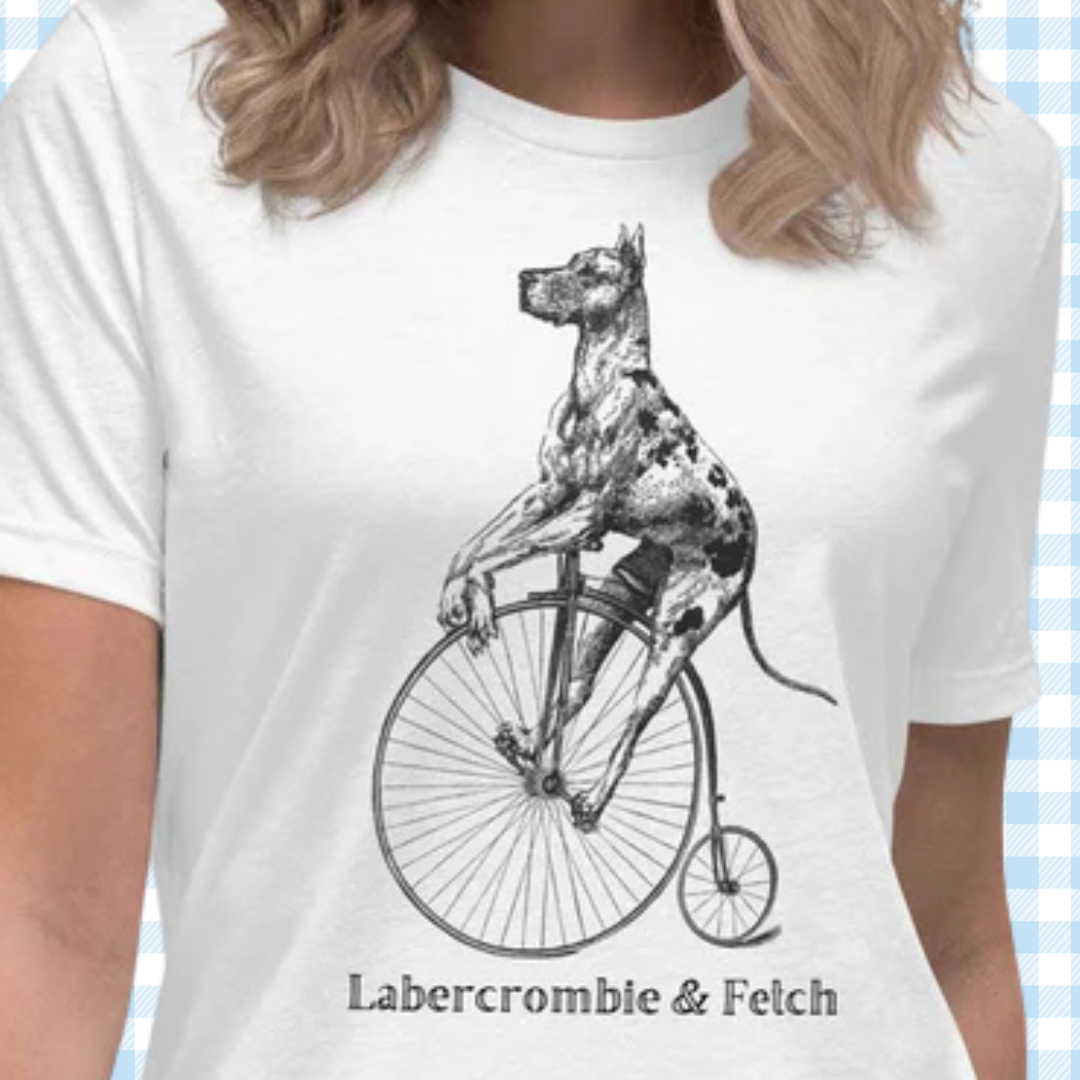 Great Dane Bicycle  Women's Relaxed T-Shirt