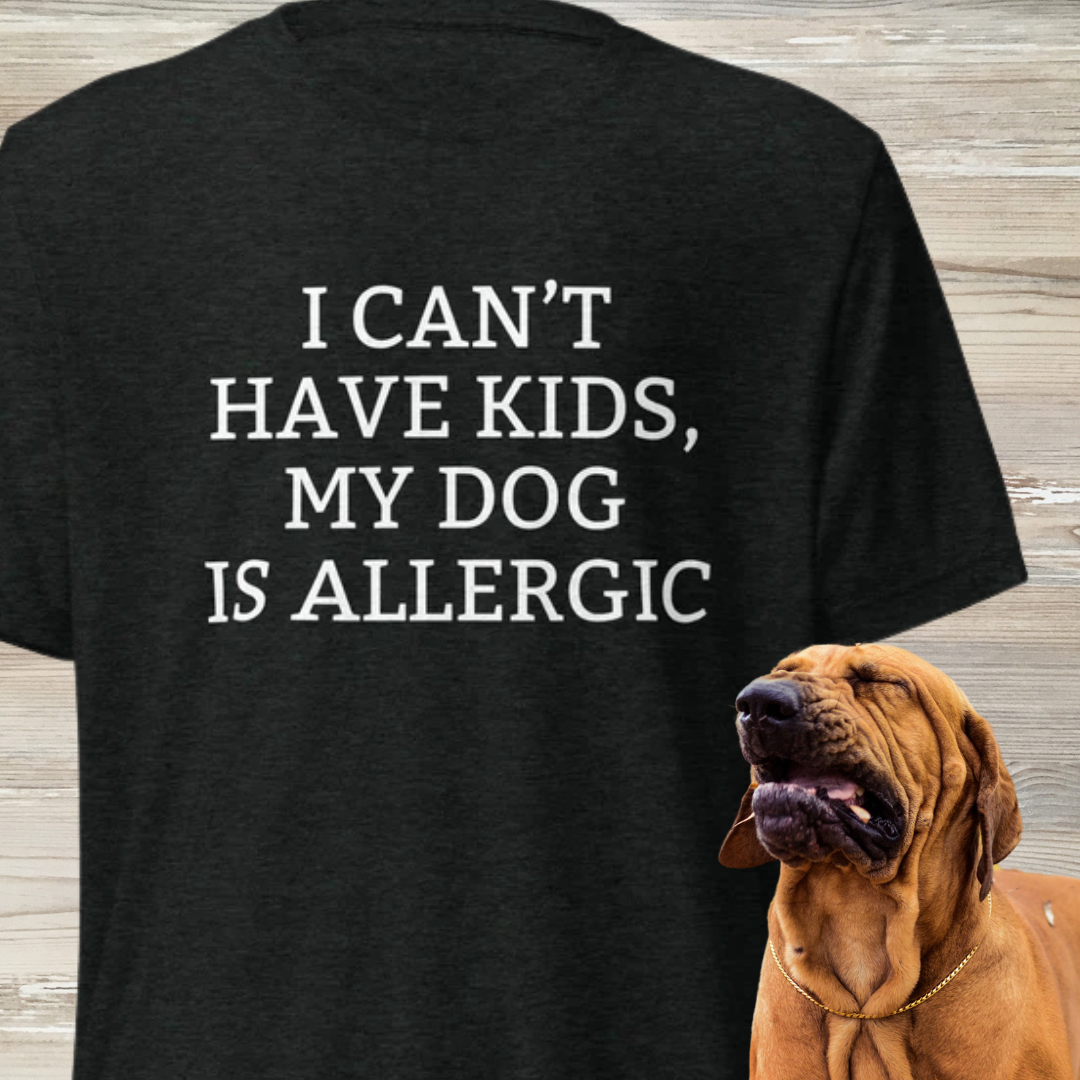 Allergic Dog Short sleeve t-shirt