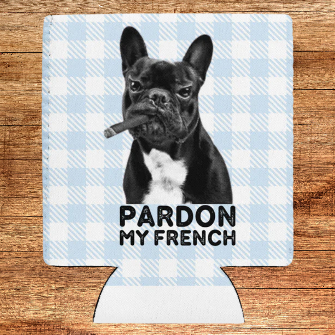 Pardon My French Can cooler