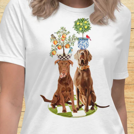 Lemon Lime Canines Women's Relaxed T-Shirt