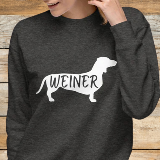 Weiner Dog Womens Sweatshirt