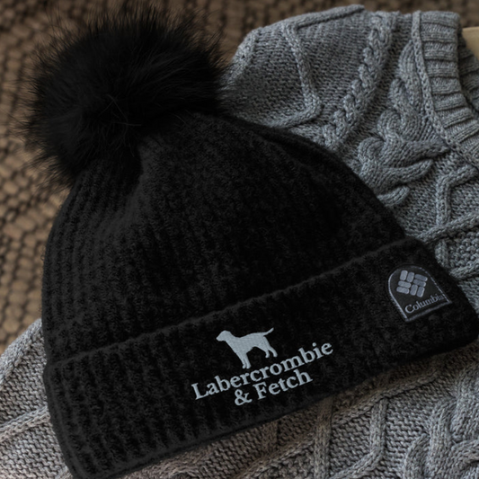 Labercrombie Columbia pom-pom beanie