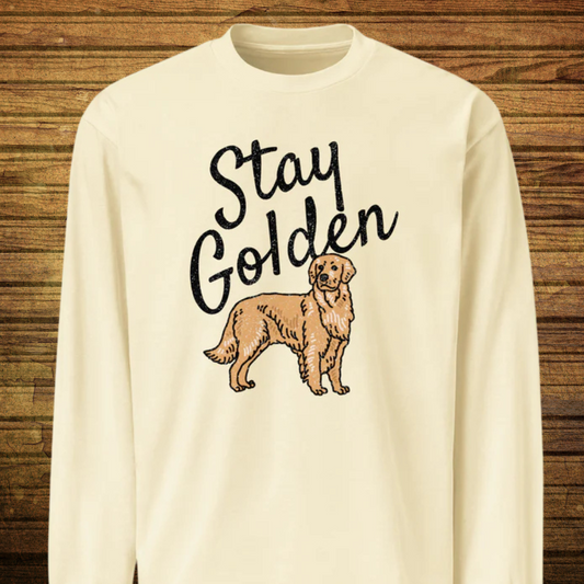 Stay Golden Premium heavyweight long sleeve shirt