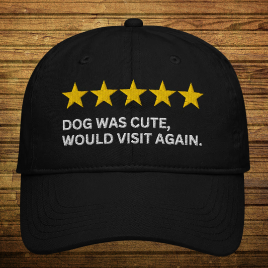 Dog Was Cute Champion dad hat