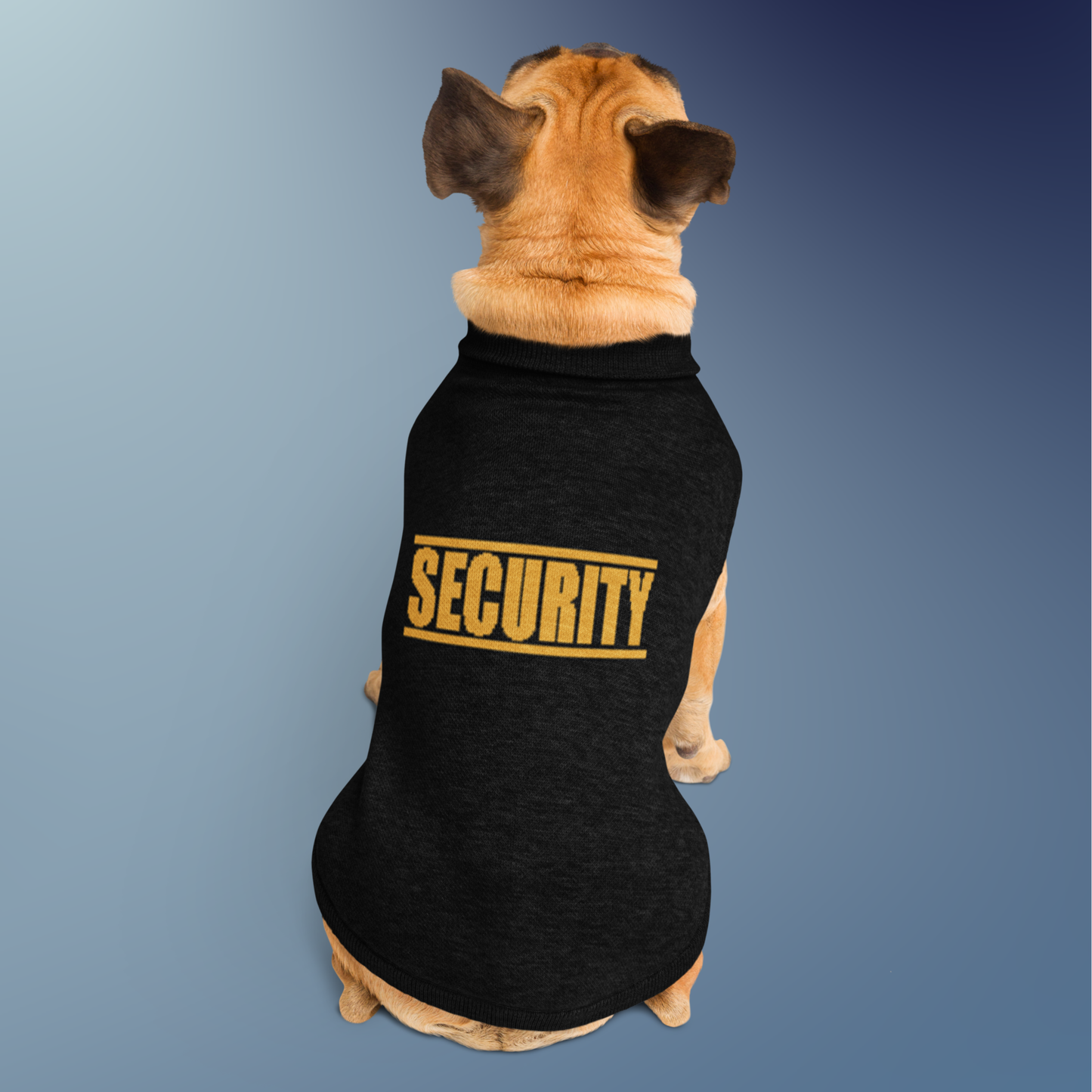 Security Dog Knitted pet sweater