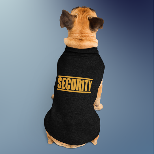 Security Dog Knitted pet sweater