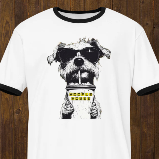 Woofle House Hound Unisex ringer t-shirt
