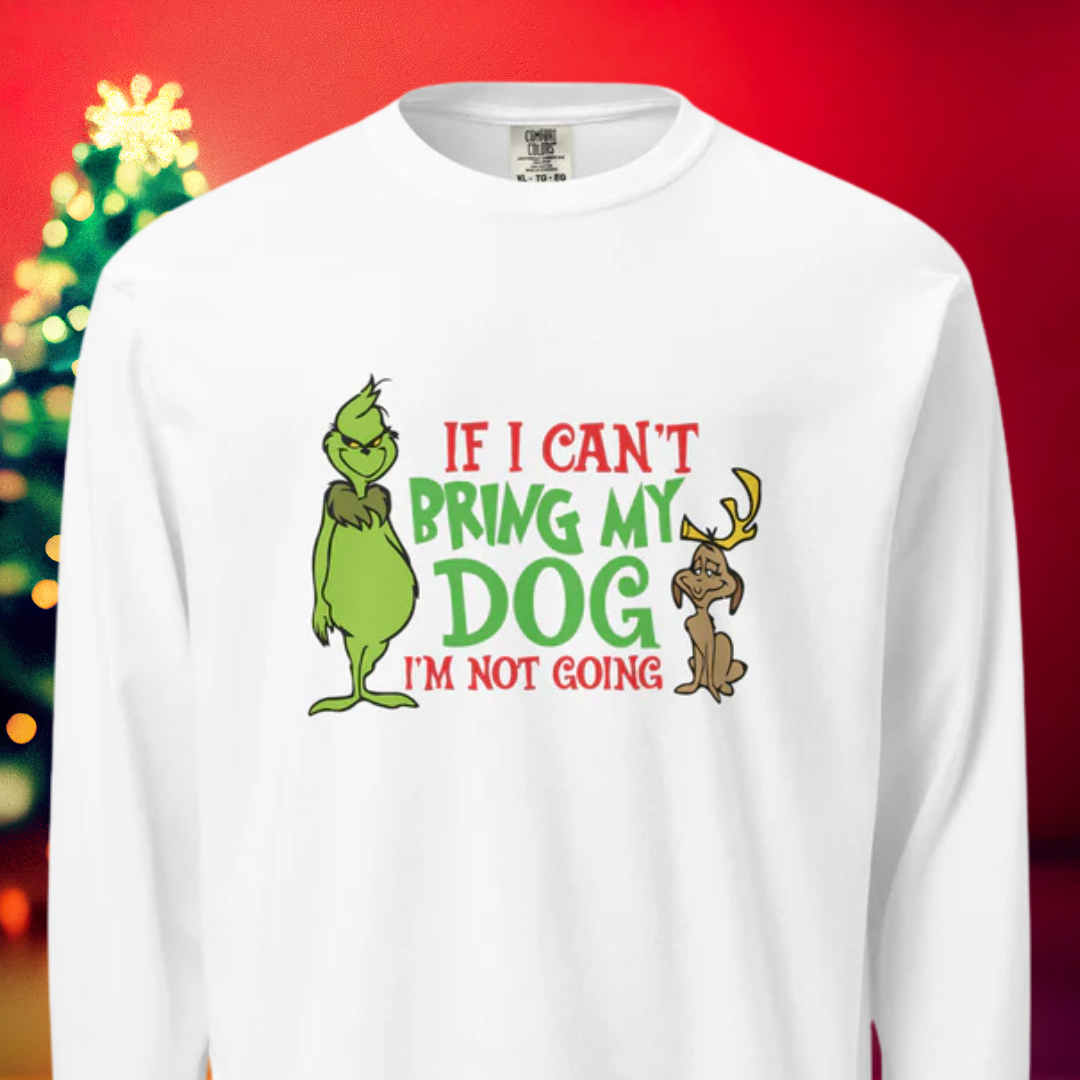 Grinch Garment-dyed heavyweight long-sleeve shirt
