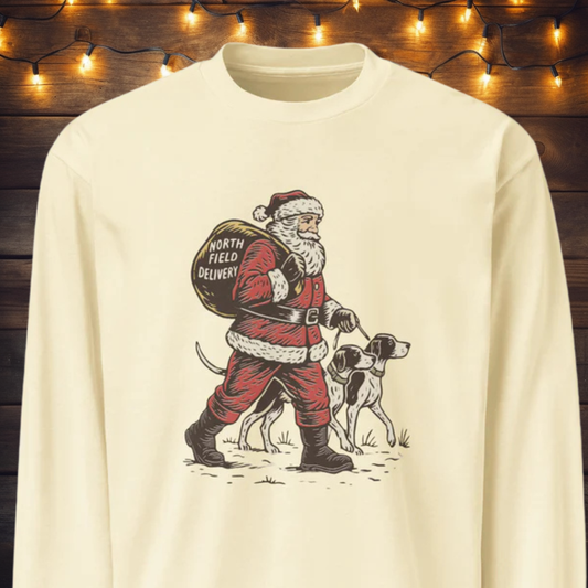 North Field Santa Premium heavyweight long sleeve shirt