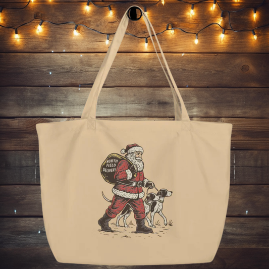 North Field Santa Large organic tote bag