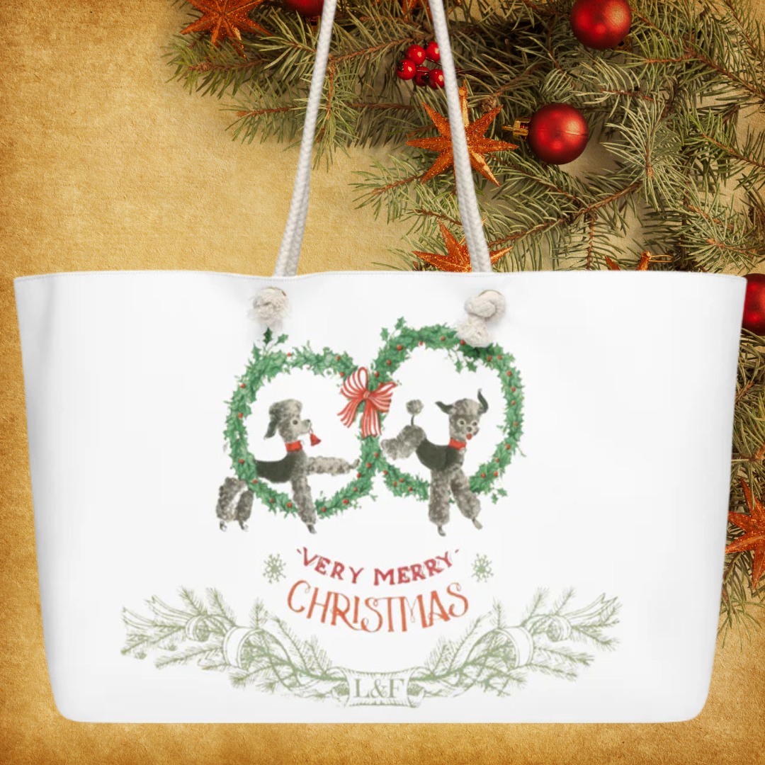 Verry Merry Christmas Oversized weekender bag