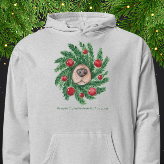 He Nose Unisex midweight hoodie