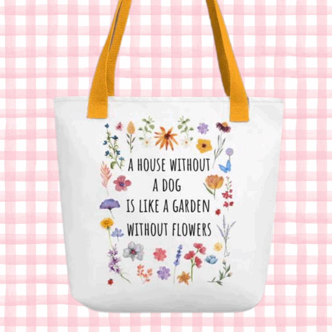 A house without a dog Tote bag