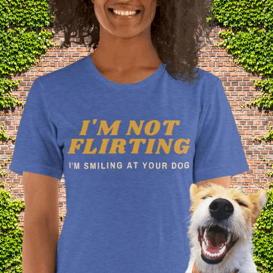 I'm Not Flirting Unisex t-shirt