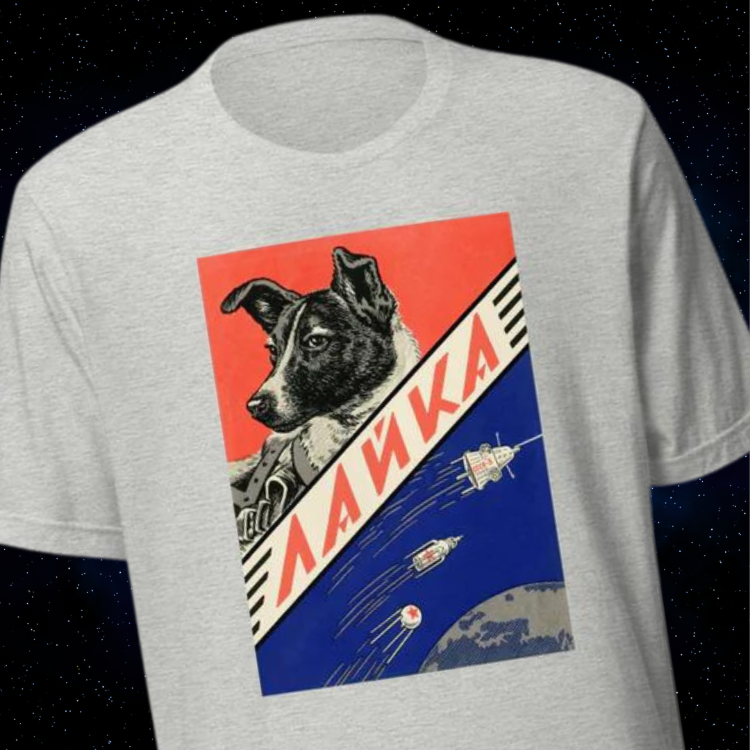 Soviet Space Dog Unisex t-shirt