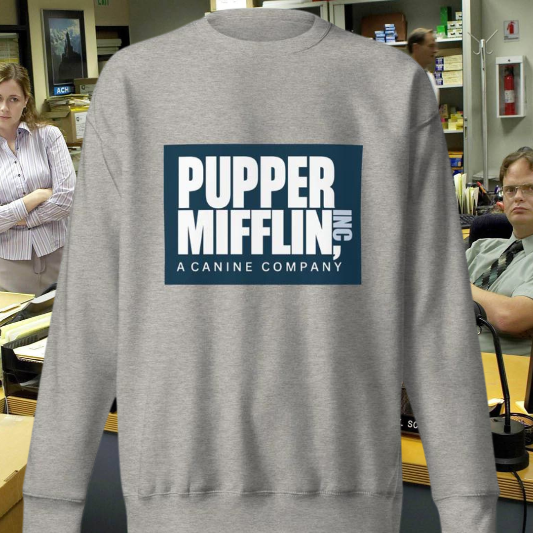 Pupper Mifflin Unisex Premium Sweatshirt