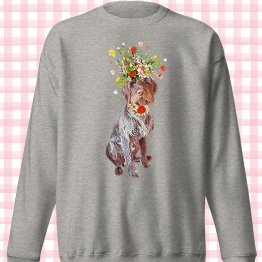 Flower Girl Unisex Premium Sweatshirt