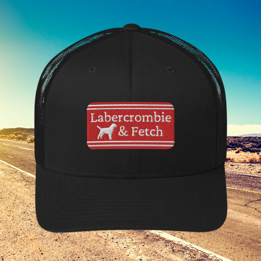 Labercrombie Red Logo Trucker Cap