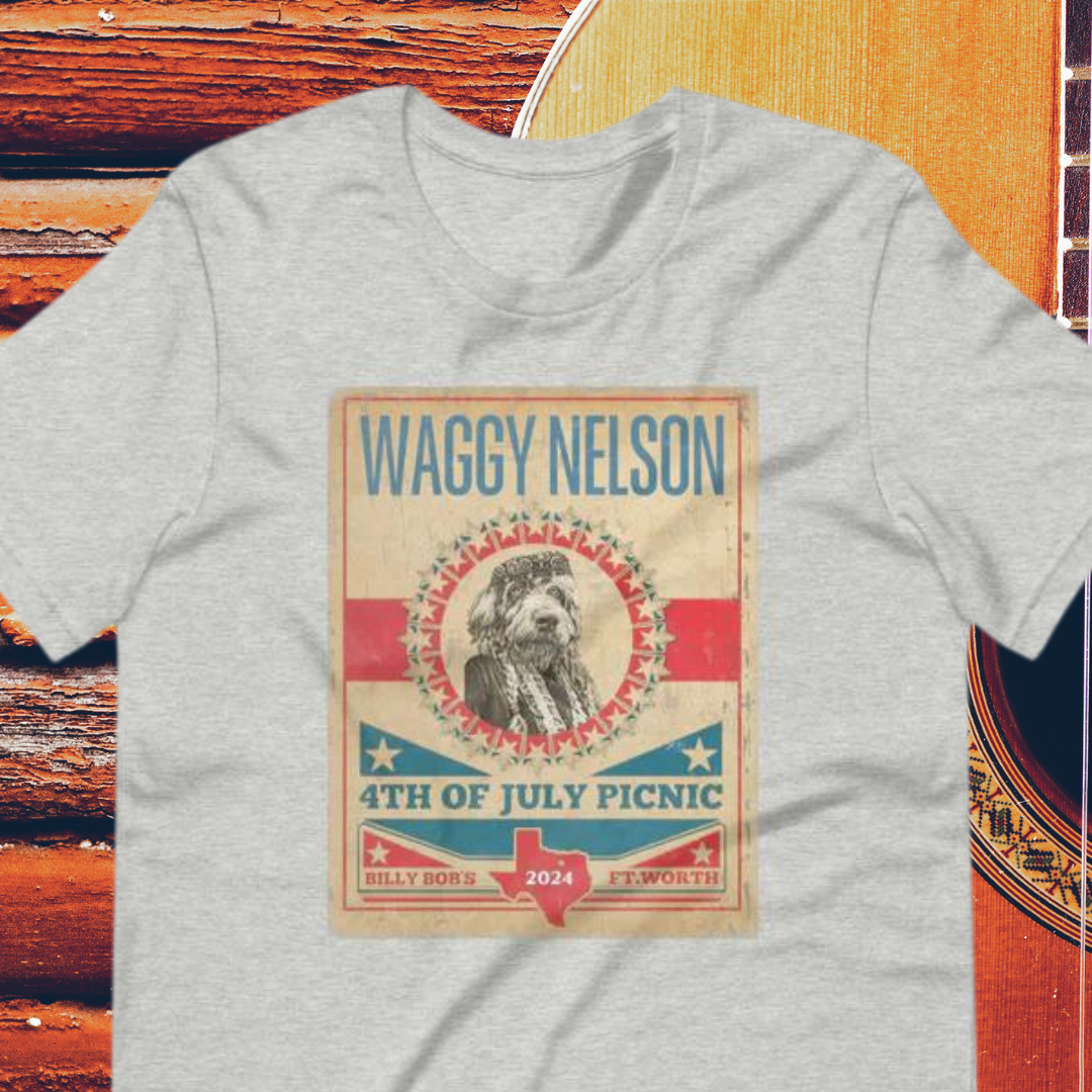 4th of July Waggy Nelson Unisex t-shirt