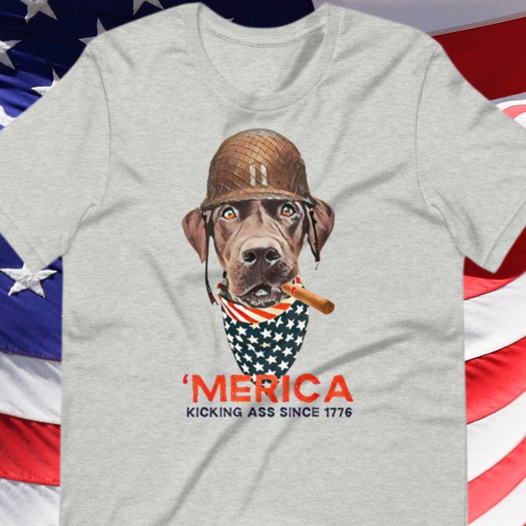 Fourth of July Merica Unisex t-shirt