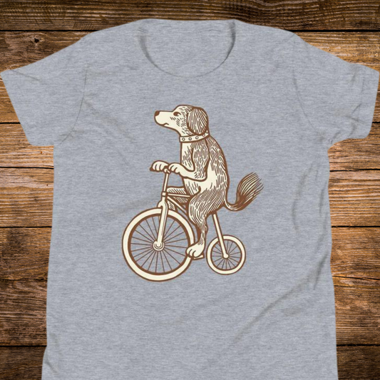 Peddling Pooch Youth Short Sleeve T-Shirt