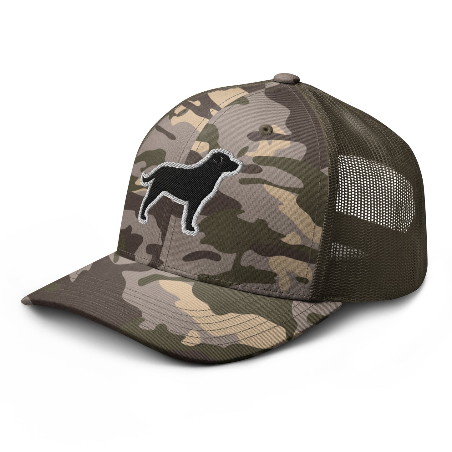 Labrador Camouflage trucker hat