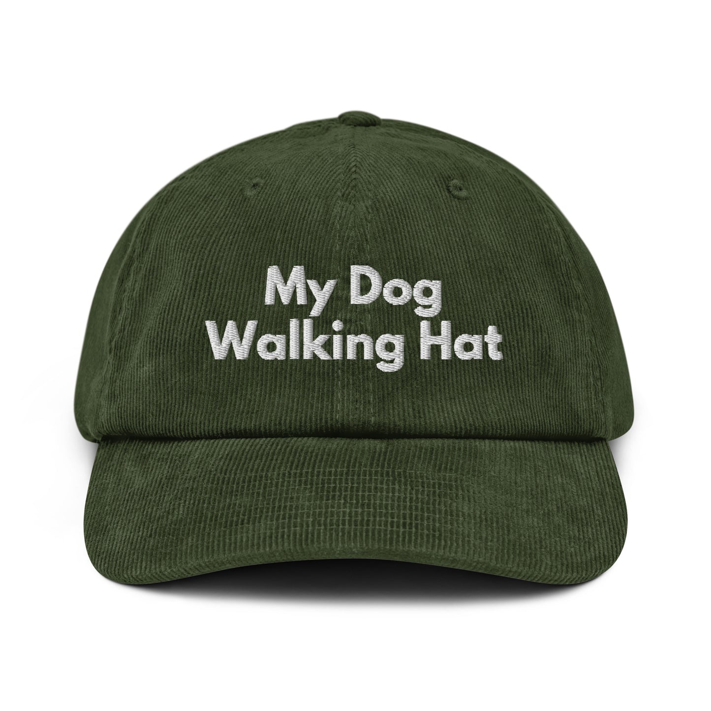 My Dog Walking Hat Corduroy hat