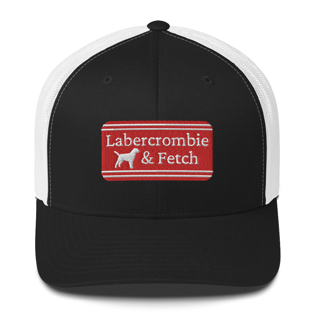 Labercrombie Red Logo Trucker Cap