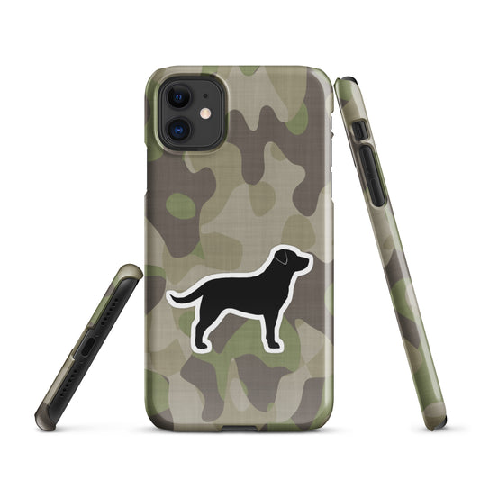 Hunting Dog Camo Snap case for iPhone®