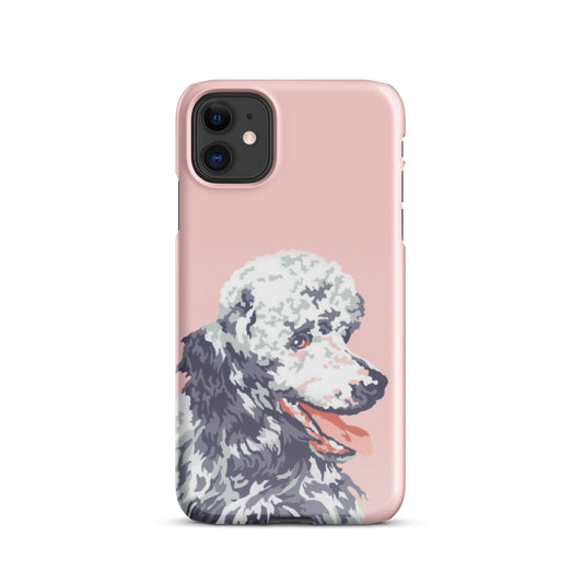 Pink Poodle Snap case for iPhone®