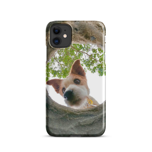 Hole Dog Snap case for iPhone®