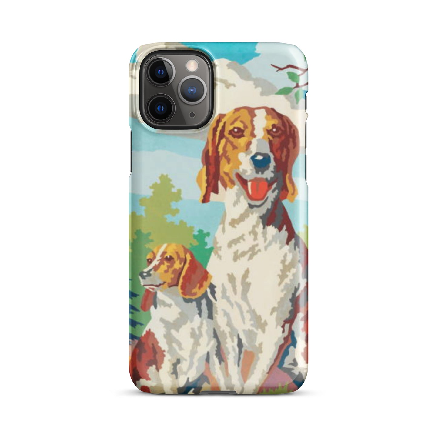 Beagle Painting Snap case for iPhone®