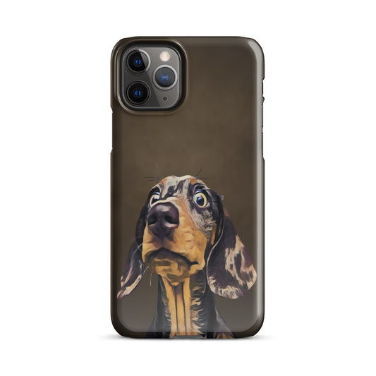 Funny Hound Dog Snap case for iPhone®