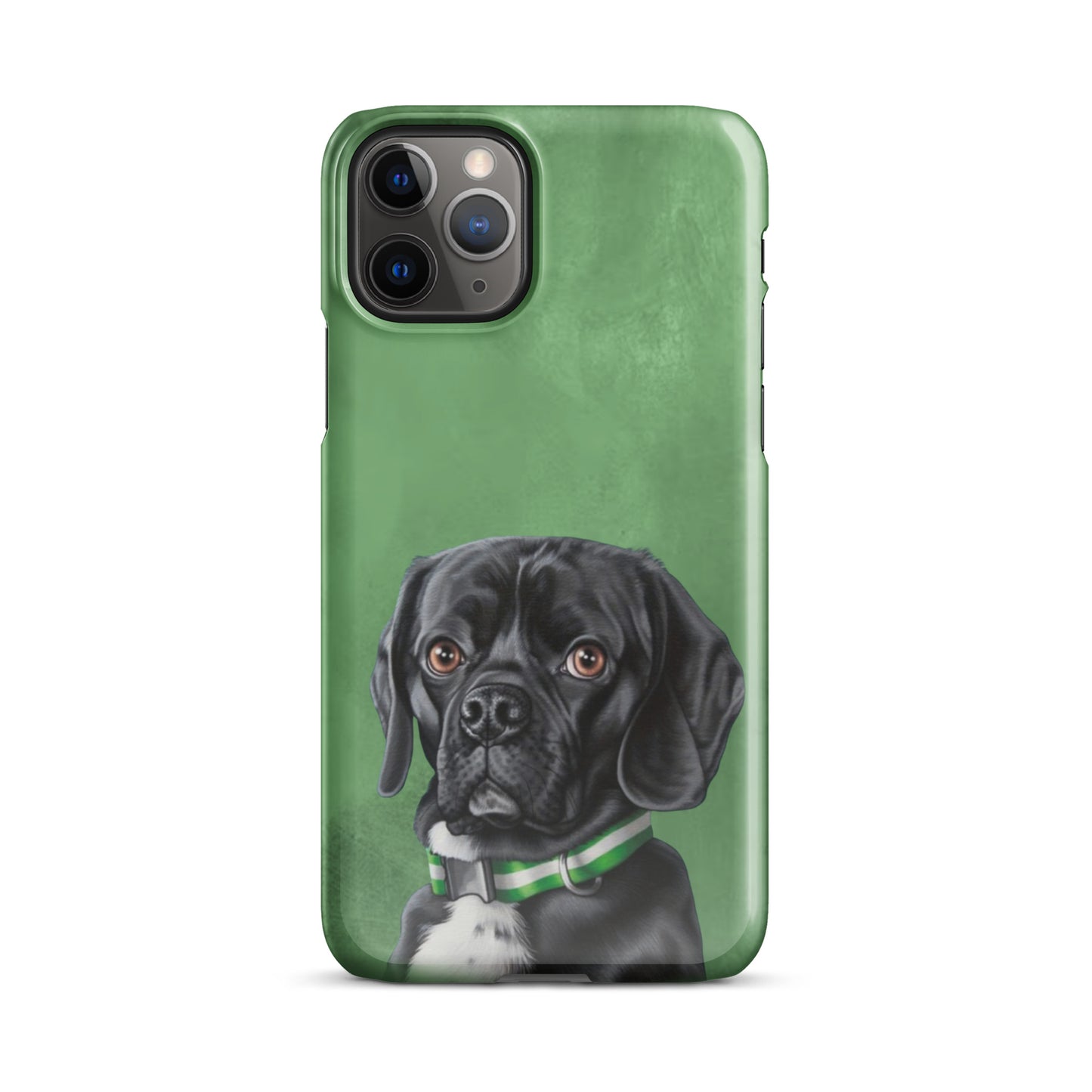 Black and White Dog Snap case for iPhone®