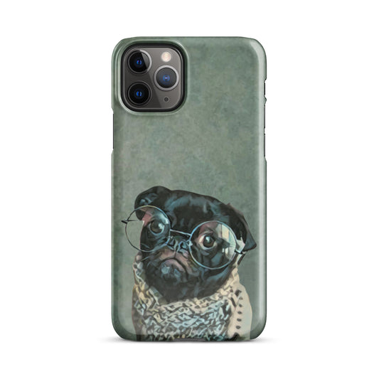 Dog in Glasses Snap case for iPhone®