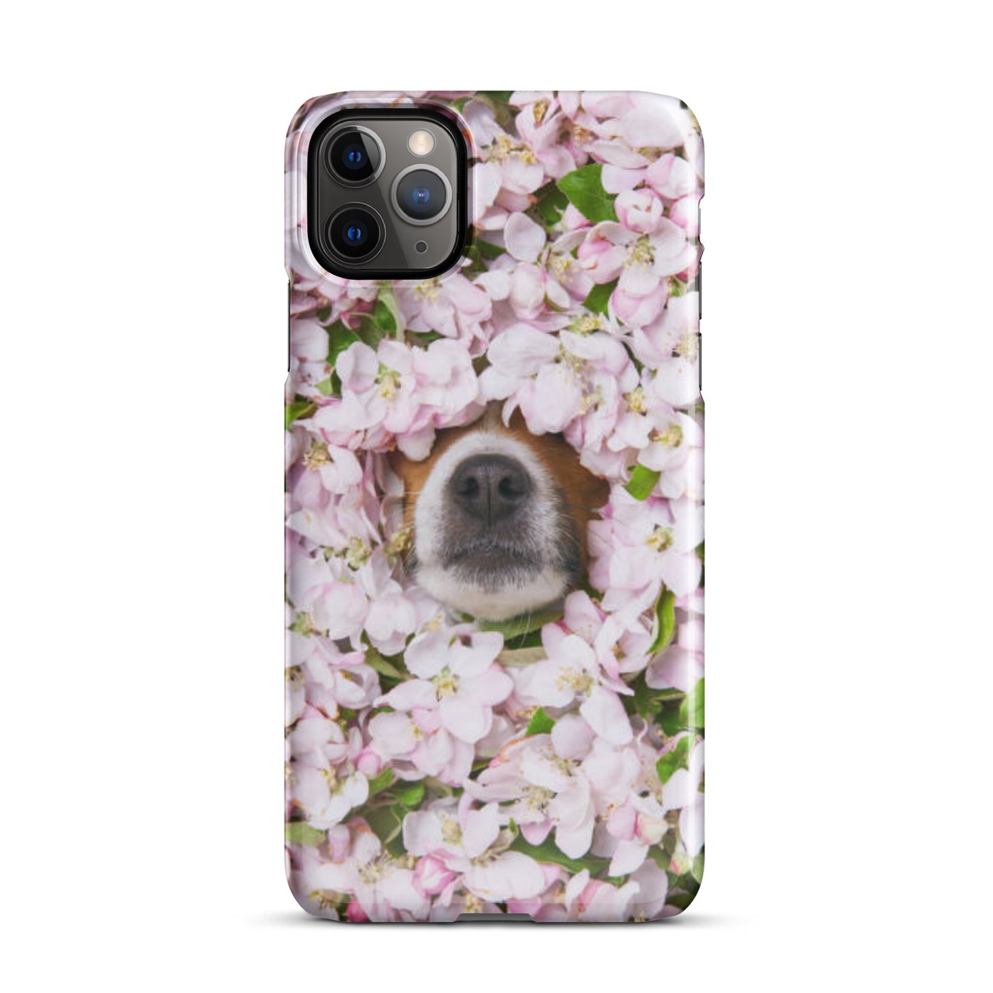 Flower Dog Snap case for iPhone®