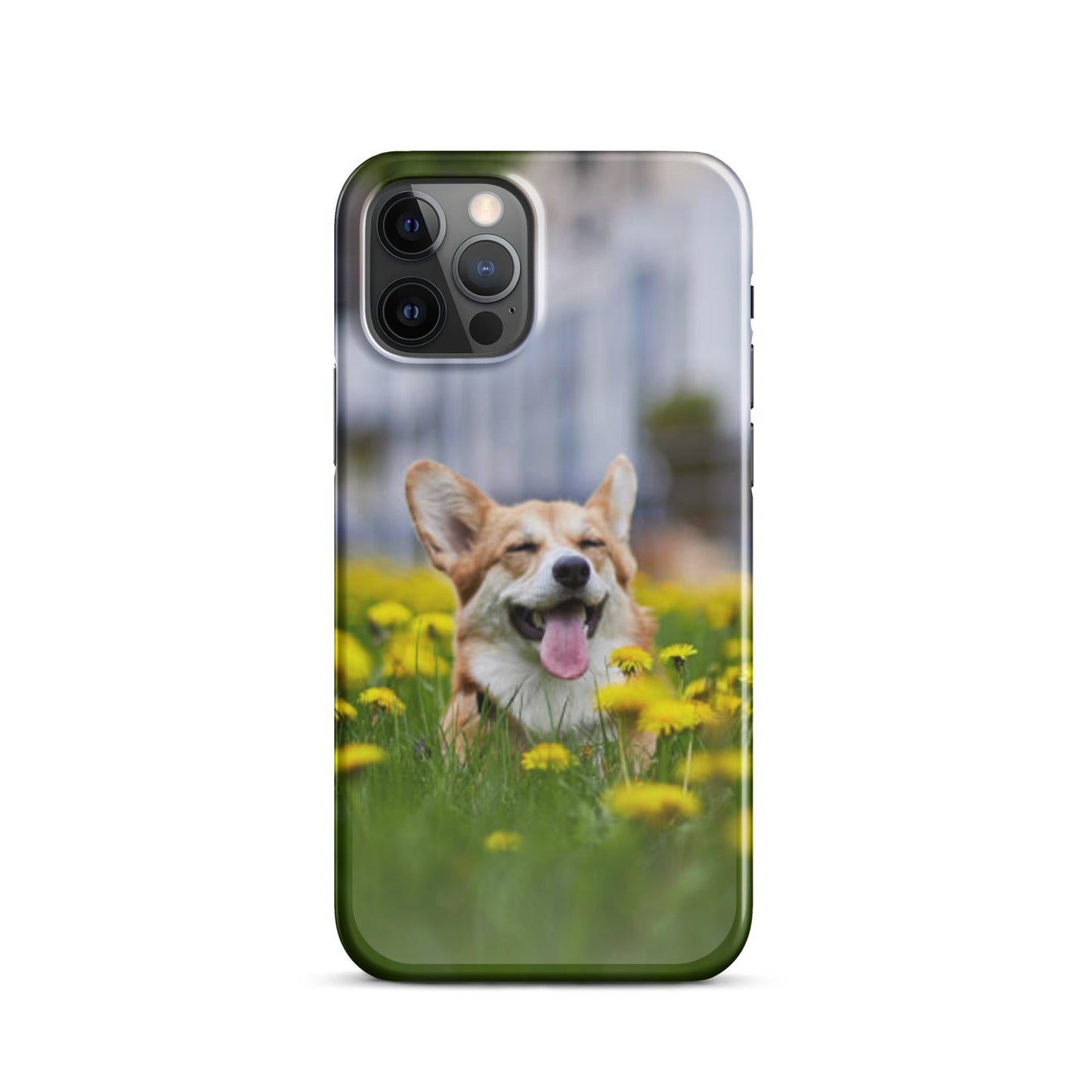 Happy Corgi Snap case for iPhone®
