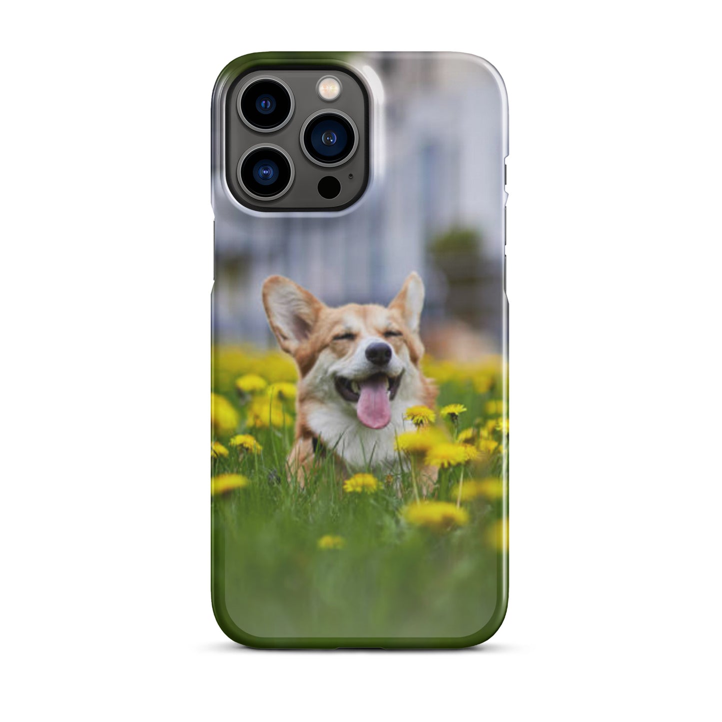 Happy Corgi Snap case for iPhone®