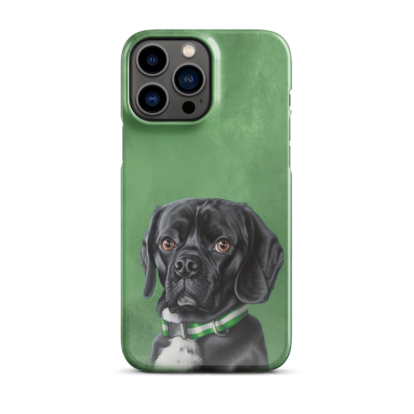 Black and White Dog Snap case for iPhone®