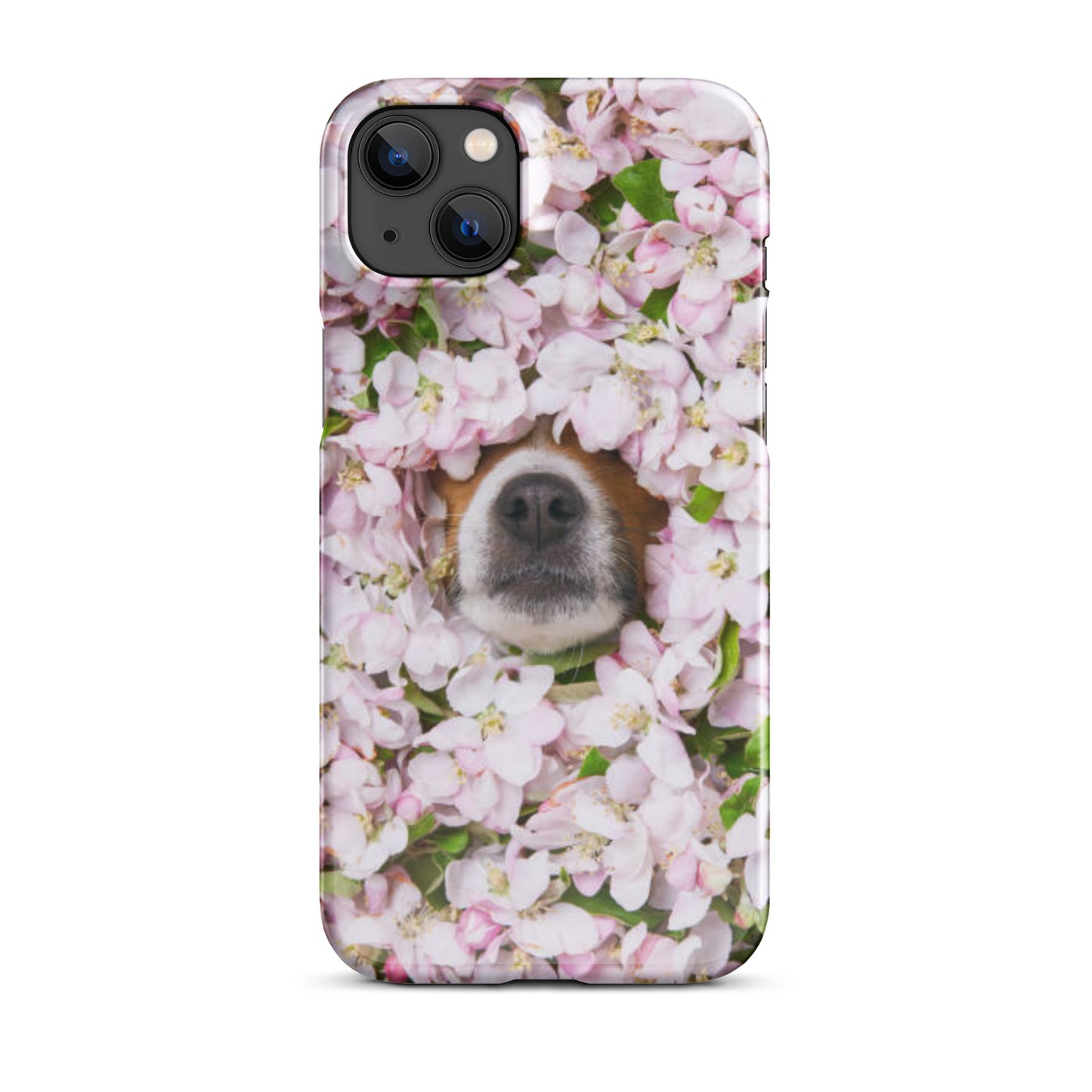 Flower Dog Snap case for iPhone®