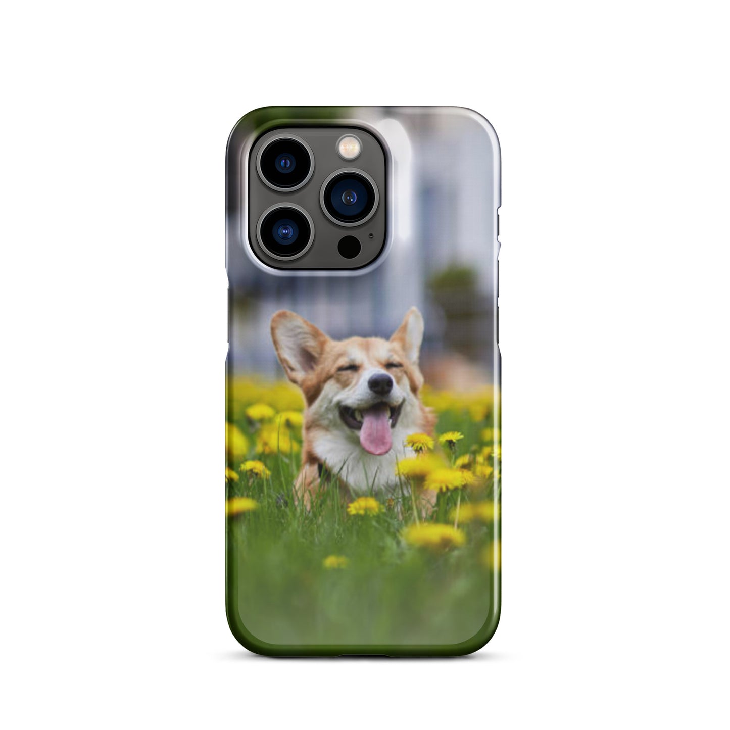 Happy Corgi Snap case for iPhone®