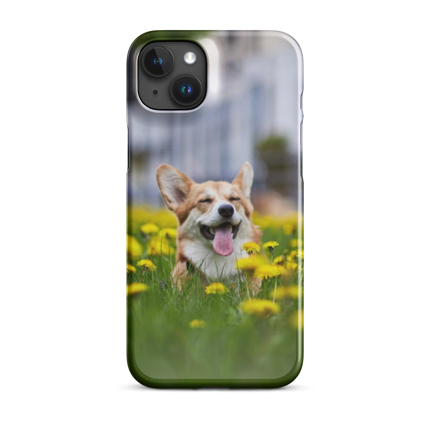 Happy Corgi Snap case for iPhone®