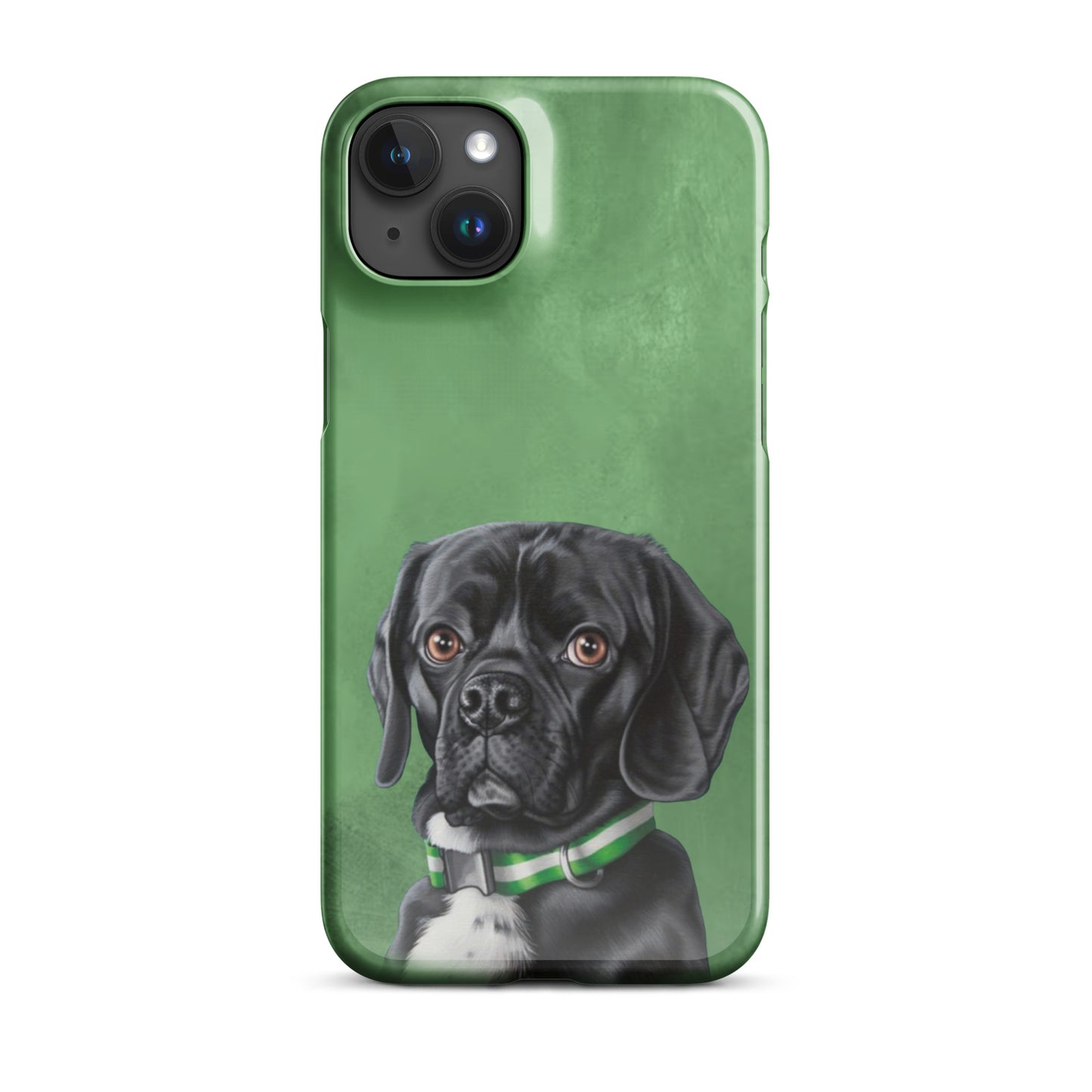 Black and White Dog Snap case for iPhone®