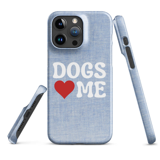 Dogs Love Me Snap case for iPhone®