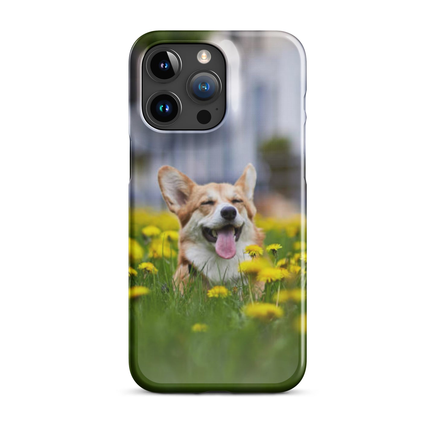 Happy Corgi Snap case for iPhone®