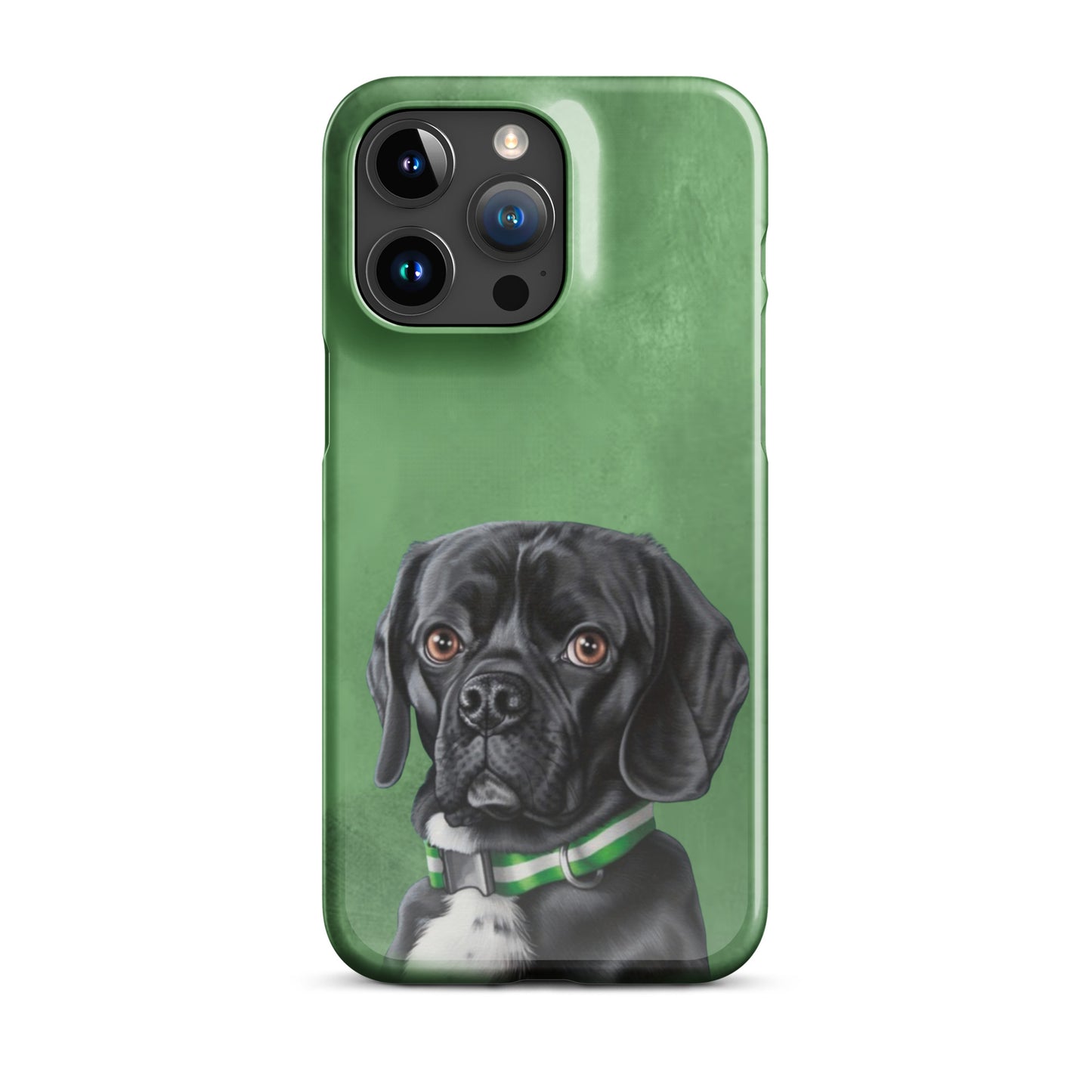 Black and White Dog Snap case for iPhone®