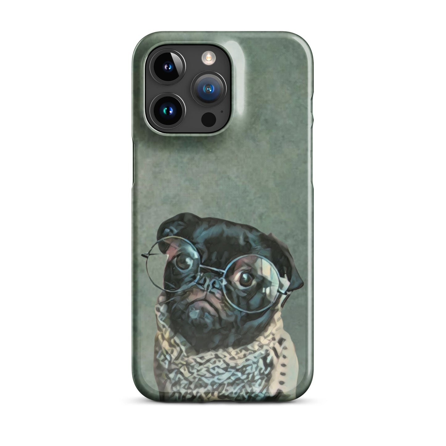 Dog in Glasses Snap case for iPhone®