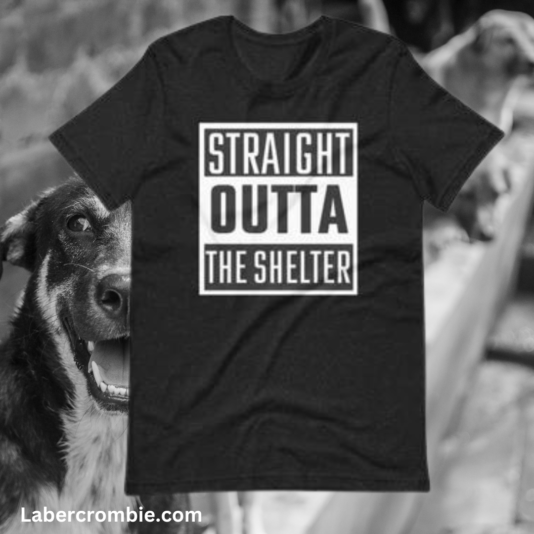 Straight Outta The Shelter Unisex t-shirt
